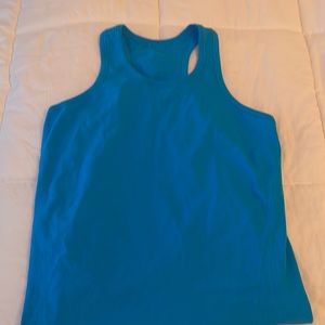 Hot blue, athletic tank top